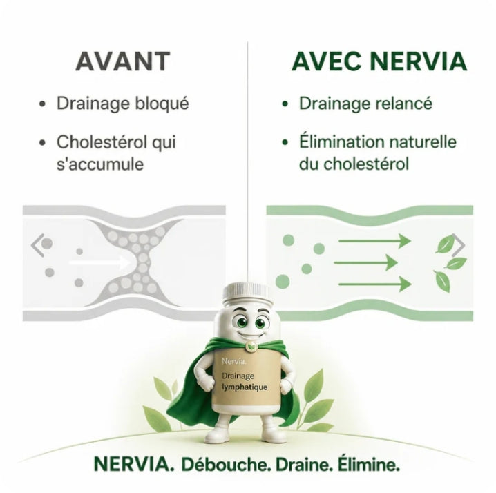Gélules de Drainage Lymphatique · Transformation totale en 60 jours
