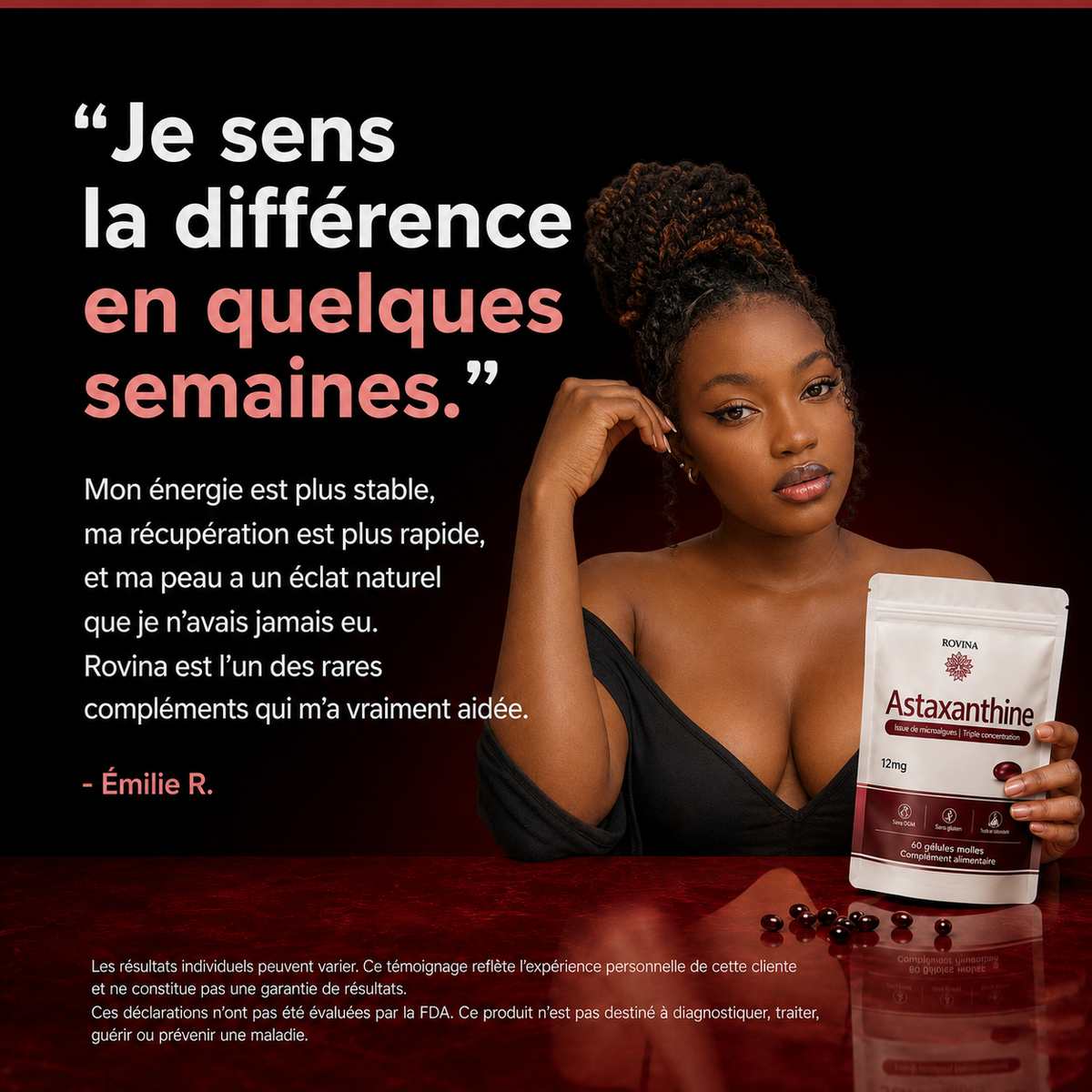 Astaxanthine 12 mg – Gélules molles